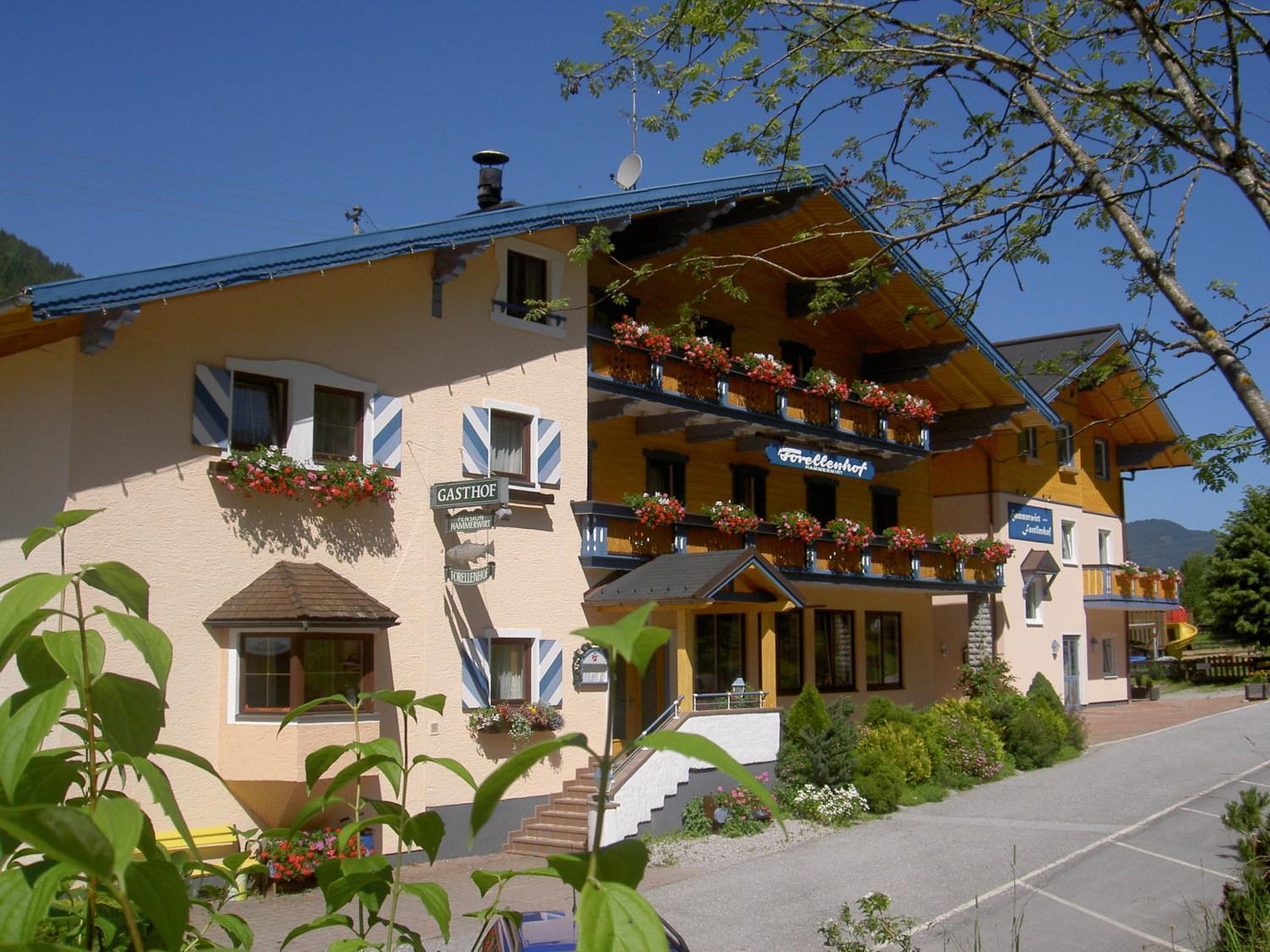 Hotel Hammerwirt - Forellenhof Untertauern Eksteriør billede